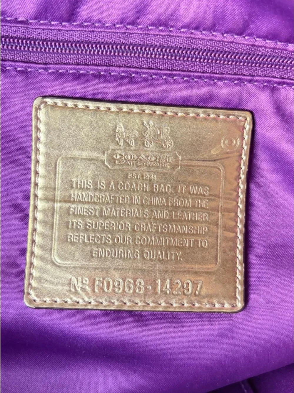 Coach Madison Satchel Metallic Bronze Leather Crossbody – Excellent Condition